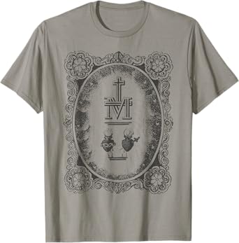 Wonderful Medal Sacred Heart Immaculate Catholic T-Shirt