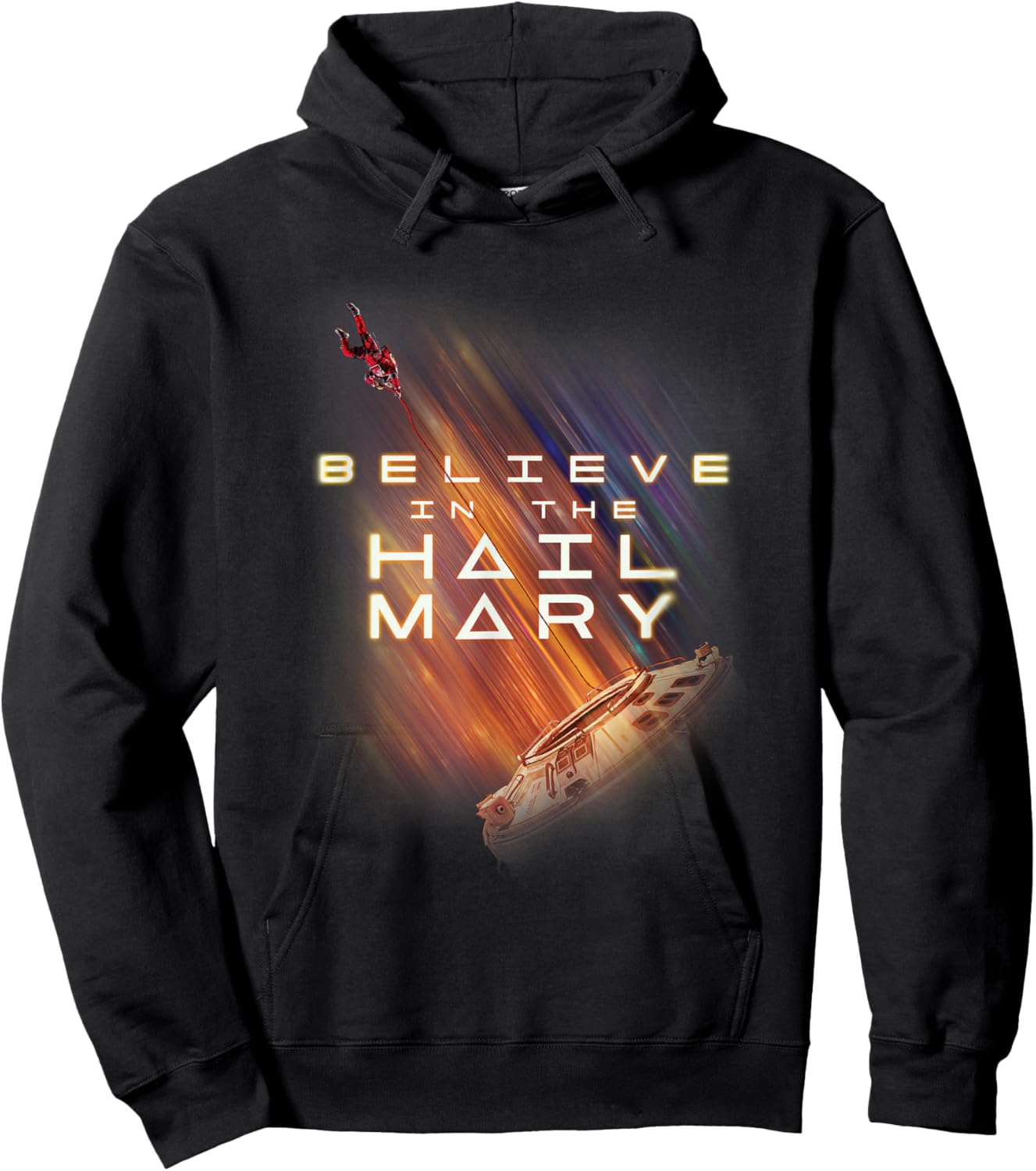 Believe in the Hail Mary T-Shirt - Hoodie | Black