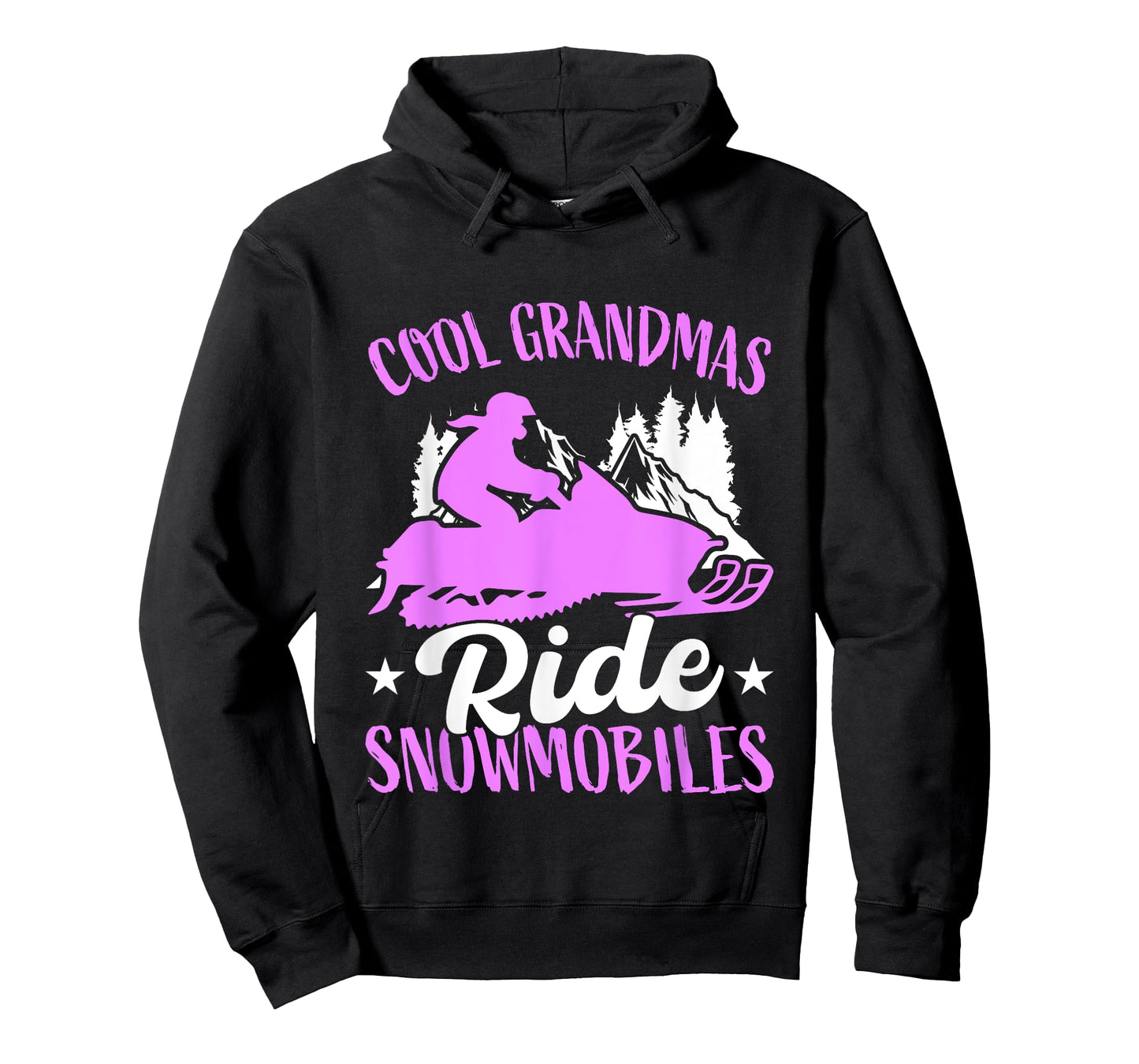 Cool Grandmas Ride Snowmobiles Snowmobiling Snowmobile Rider T-Shirt