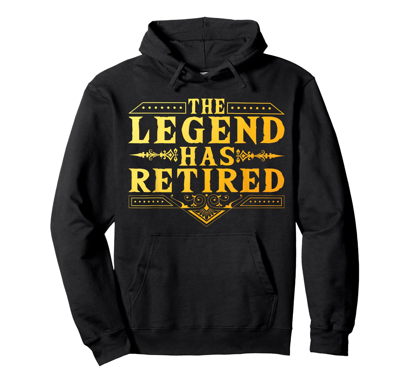 Retirement Art for Men Women Retired Dad Gag Idea Retirement T-Shirt - Hoodie | Black