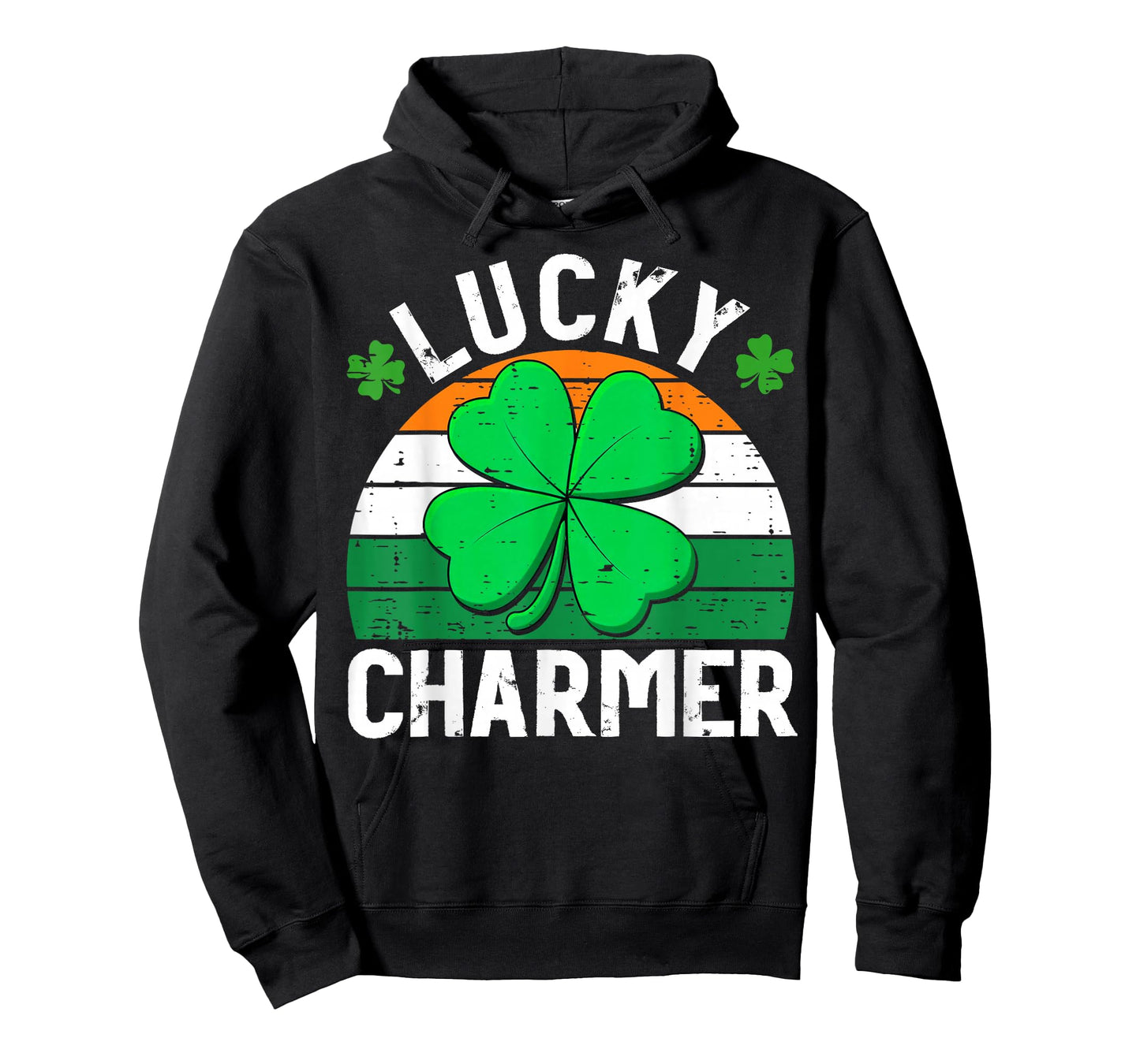 Lucky Charmer Shirts Boys Kids Girls Funny St Patricks Day T-Shirt - Hoodie | Black