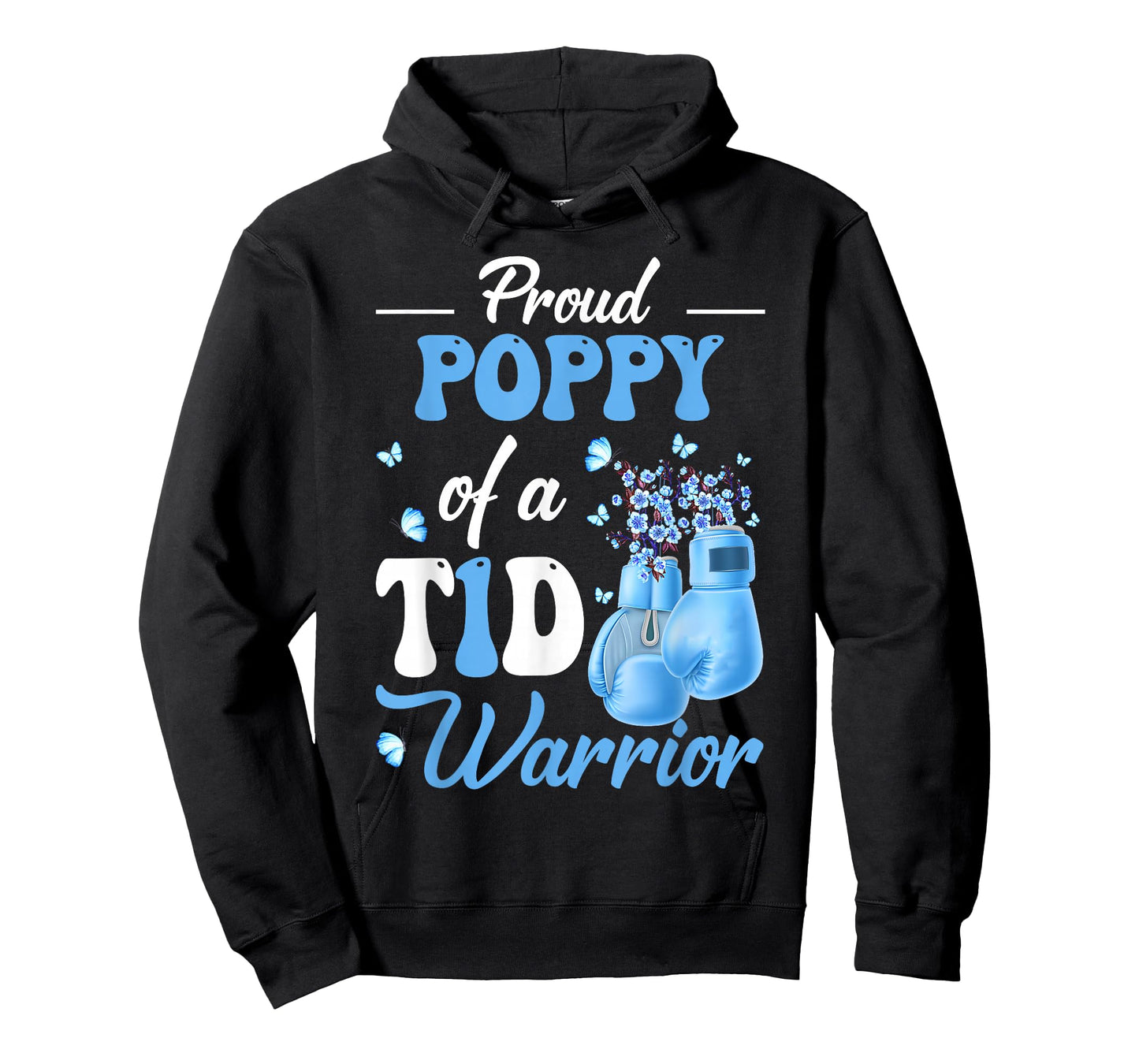 Type 1 Diabetes Awareness Proud Poppy Of A T1D Warrior T-Shirt