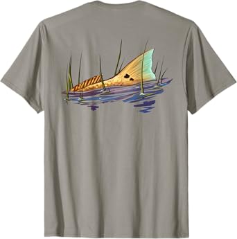 Tailing Redfish T-Shirt | Red Drum Fish Shirt | Redfish Tail
