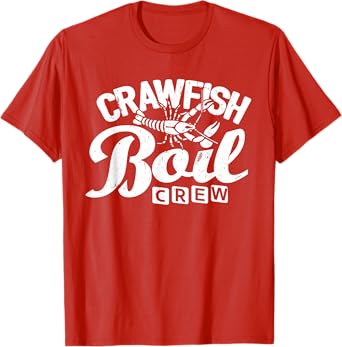 Crawfish Boil Crew Shirt Cajun Crayfish Party Festival Team T-Shirt
