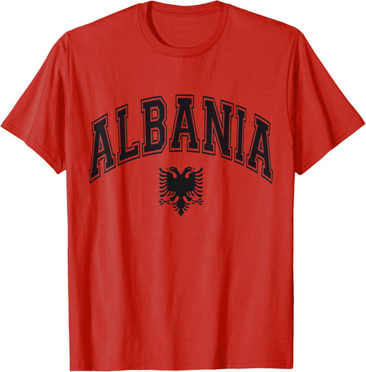 Albania Albanian Flag Graphic T-Shirt