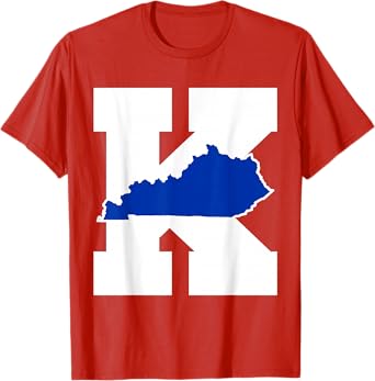 Classic Big Letter K State of Kentucky T-Shirt
