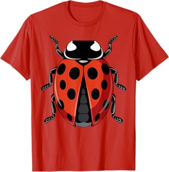Ladybug Shirt Adult Kids Men Women Ladybug Costume T-Shirt