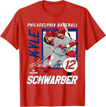 Kyle Schwarber | Philadelphia Baseball Players| MLBKSC204M T-Shirt