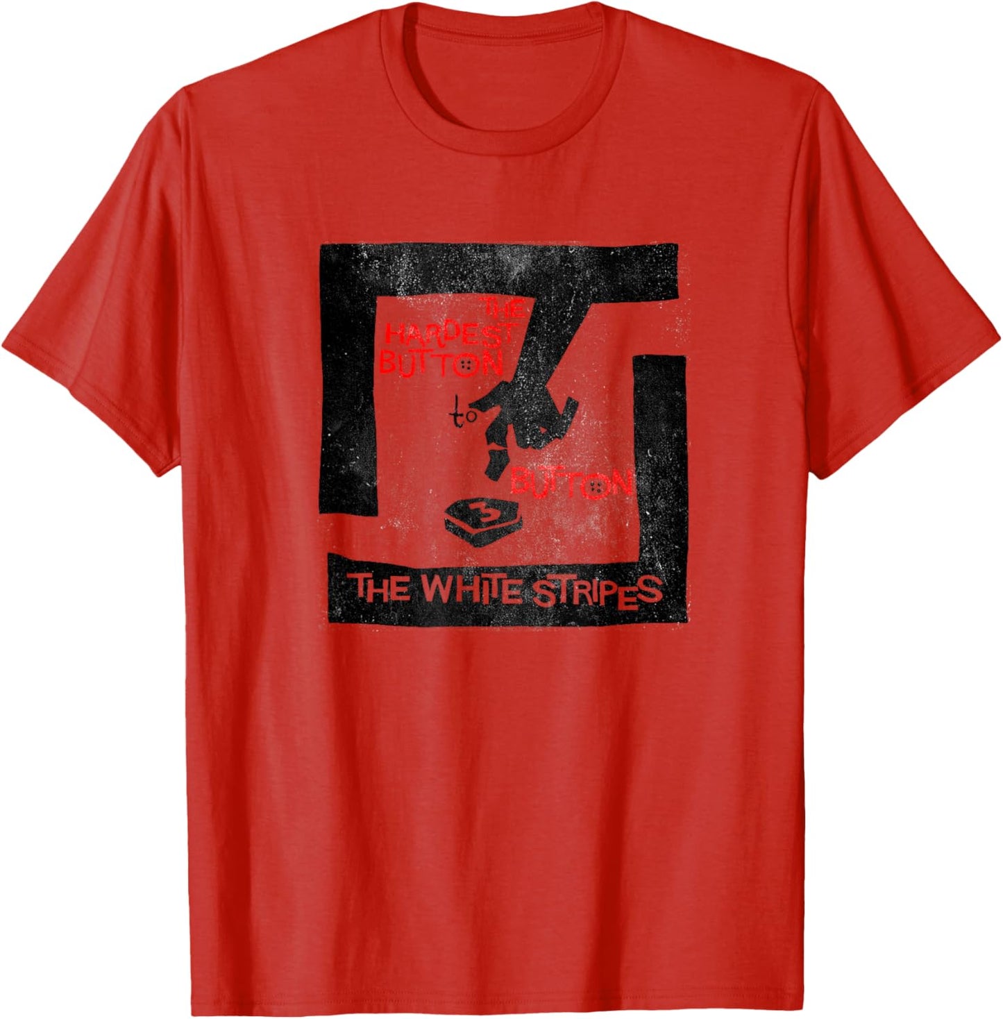 The White Stripes Hardest Button T-Shirt