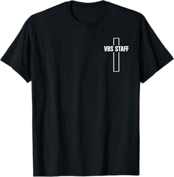 Minimalist VBS Staff 2025 Vacation Bible School Camp Teacher T-Shirt
