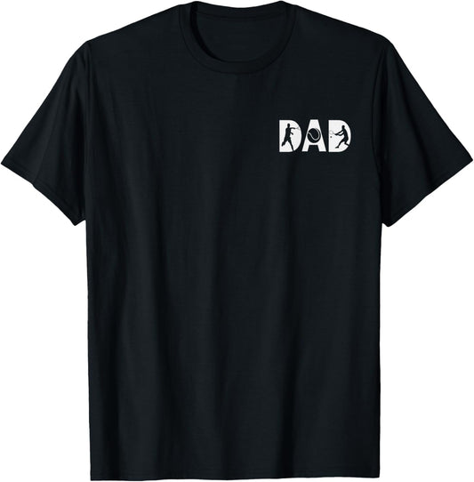 Tennis Player Dad Club Pocket Graphic Tennis Lover Father T-Shirt