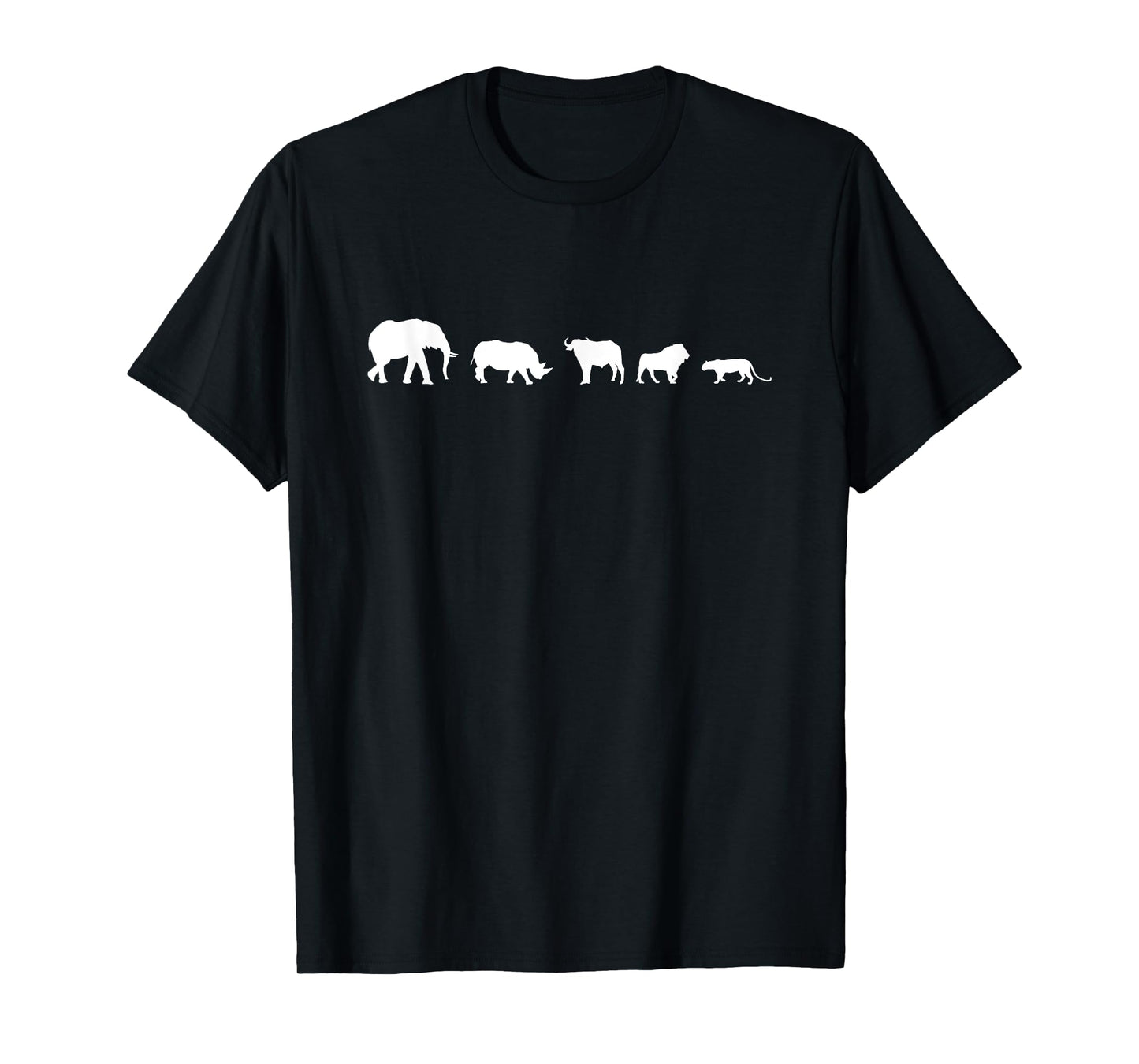 Africa Safari Big Five African Wildlife T-Shirt