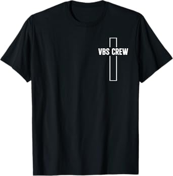 Minimalist VBS Crew Vacation Bible School Teacher Matching T-Shirt