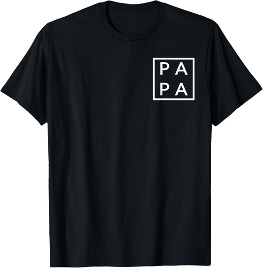Pa Pa Cool Funny Fathers Day Design for Men Dad Papa T-Shirt