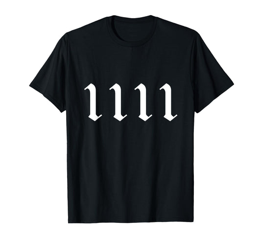 1111 Numerology Spiritual Personal Number 1111 Angel Number T-Shirt
