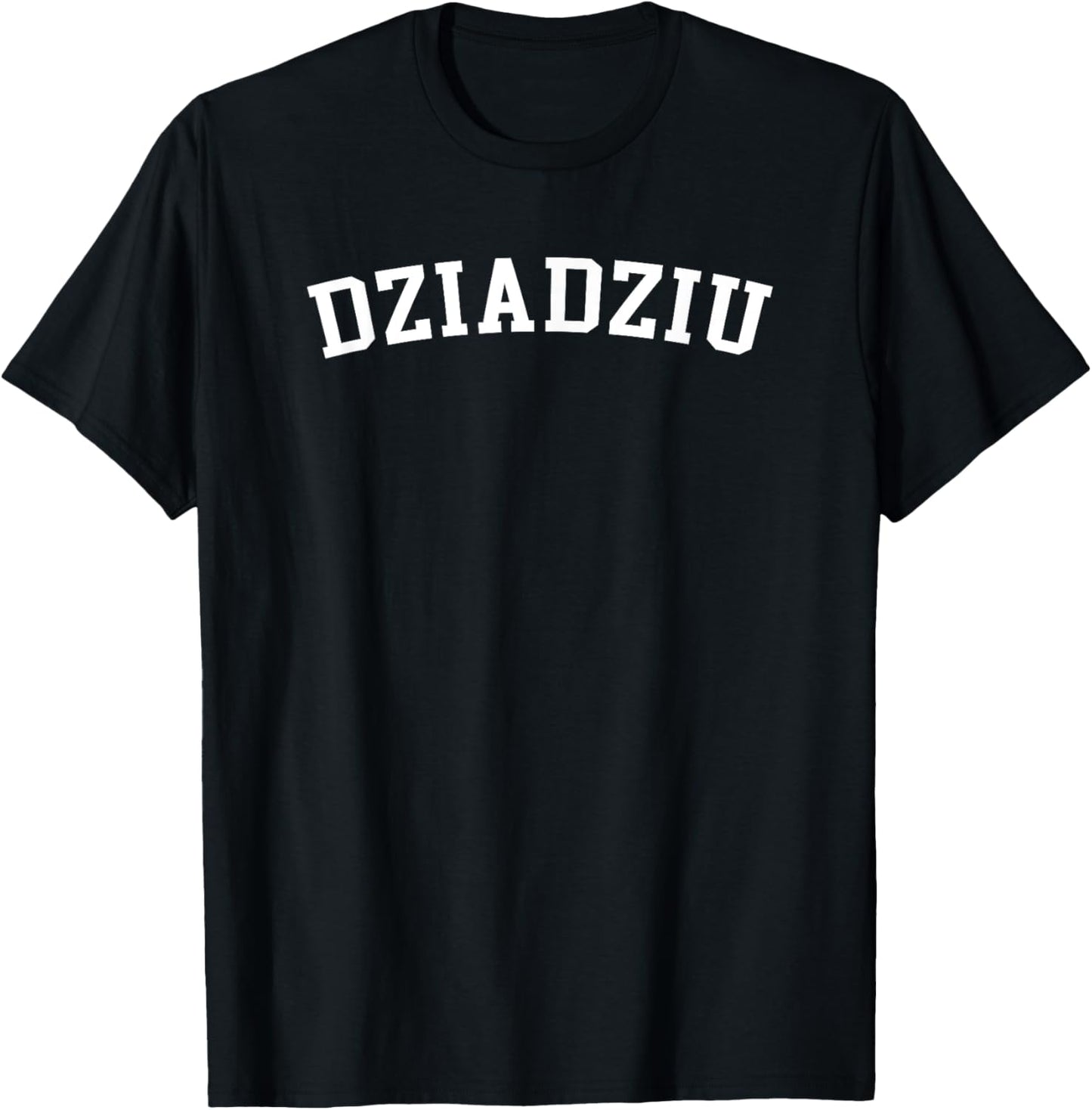 Dziadziu Black T-Shirt for Grandpa