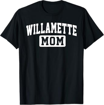 Willamette University Mom Mother Arch Vintage Family Women T-Shirt