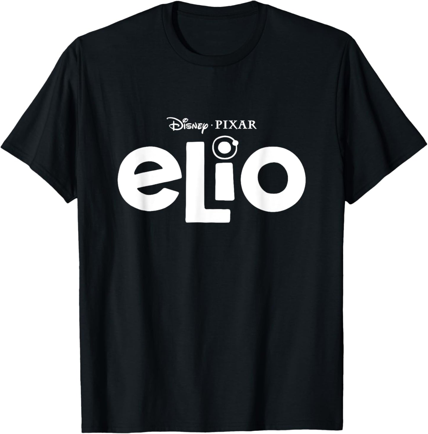 Disney Pixar Elio Stylized Text Movie Logo T-Shirt