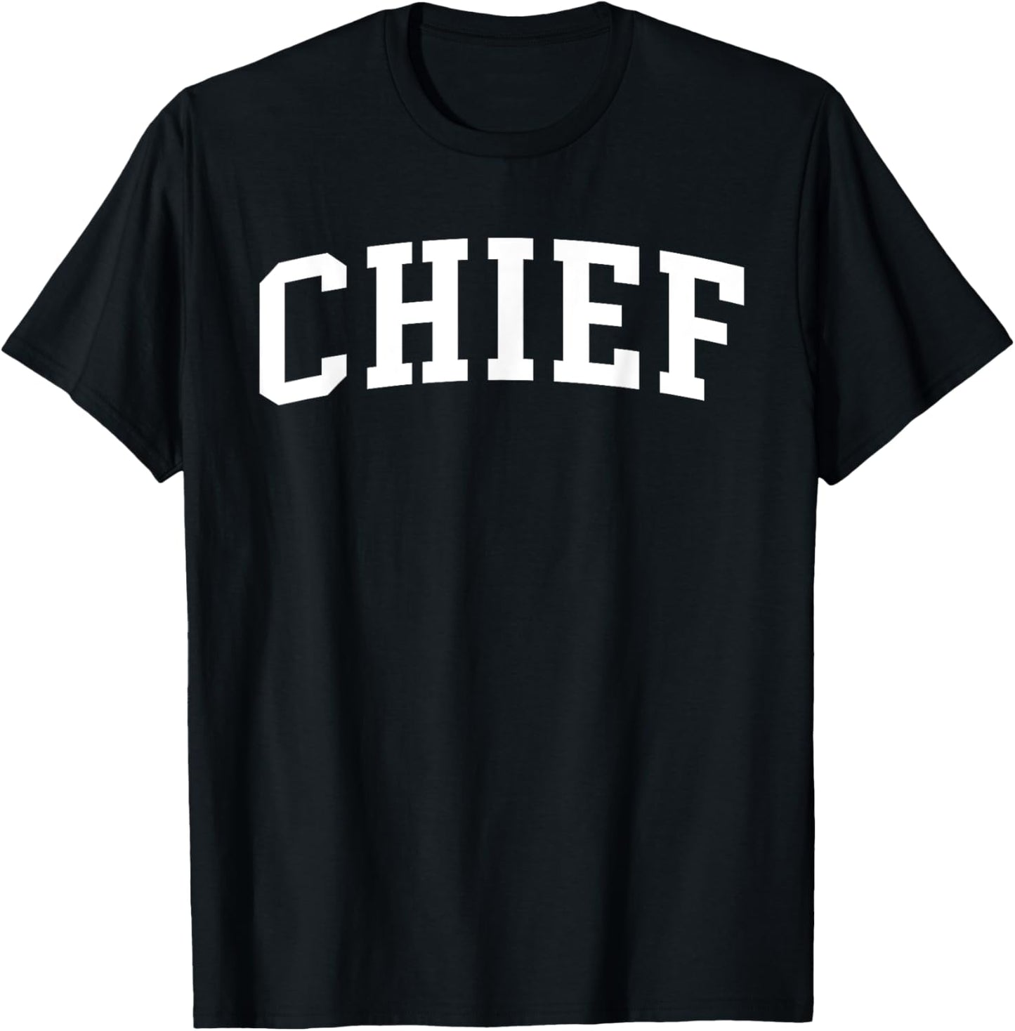 Men's Black Chief Graphic T-Shirt - Bold & Stylish