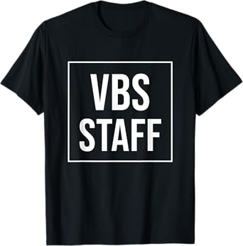 VBS Staff VBS Vacation Bible School Christian Church Jesus T-Shirt