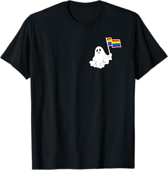 LGBT Halloween Gay Pride Halloween LGBT Ghost T-Shirt