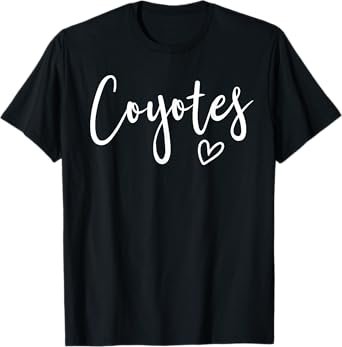 Coyotes High School Mascot Sports Team Women's Coyotes T-Shirt