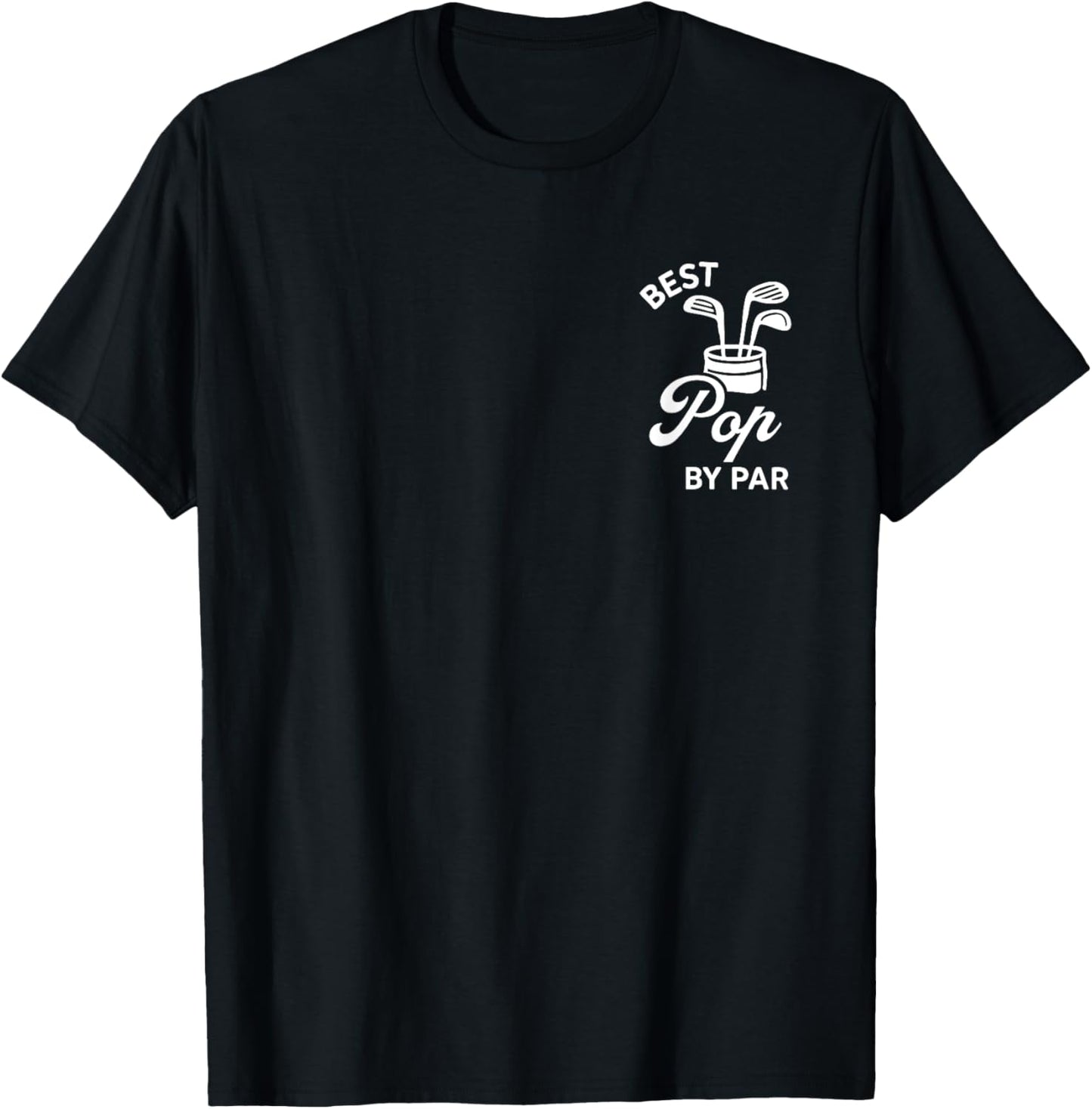 Best Pop By Par Funny Par Tee Dad Golf Golfing Pocket T-Shirt