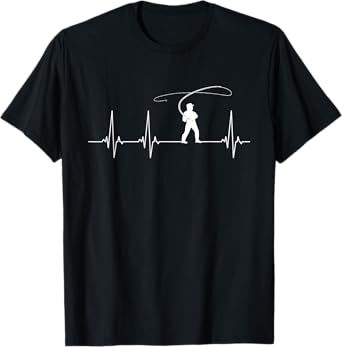 Fly Fishing heartbeat T-Shirt