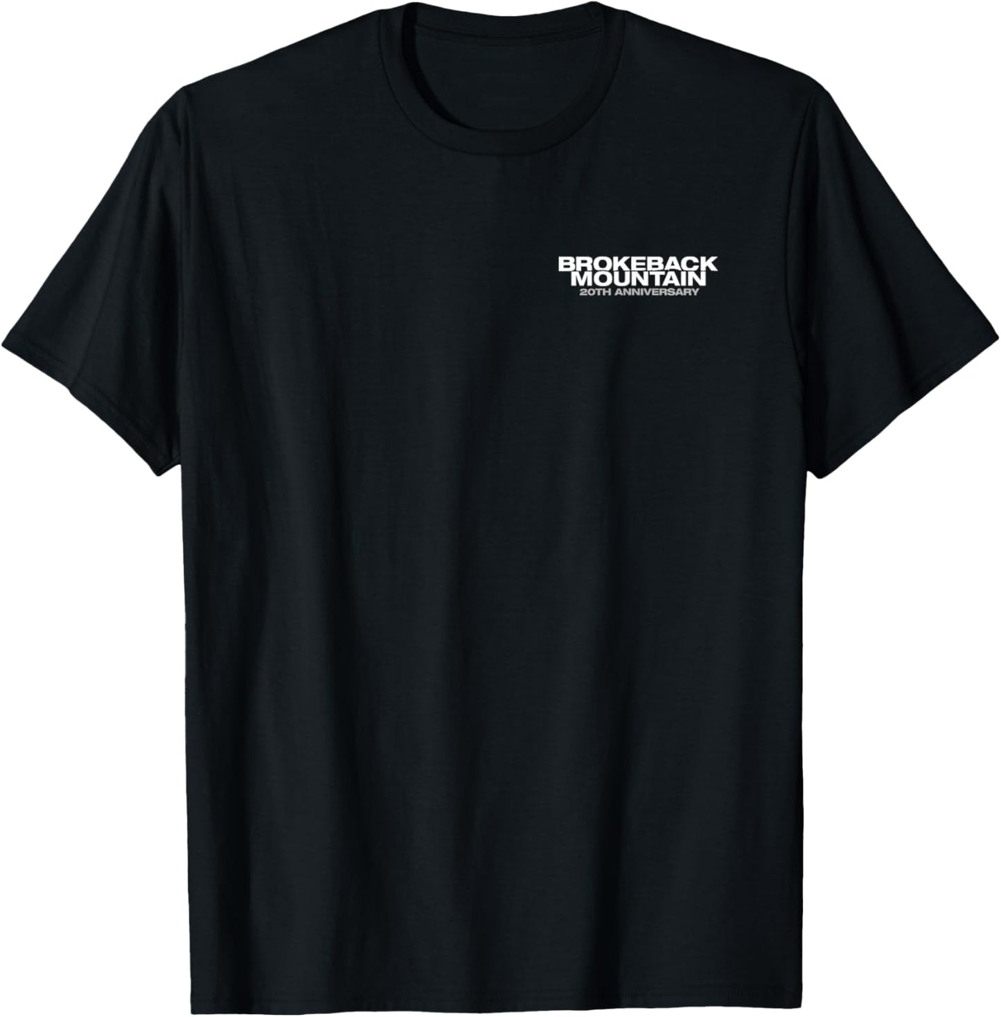 Brokeback Mountain 20th Anniversary Front & Back Shadows T-Shirt