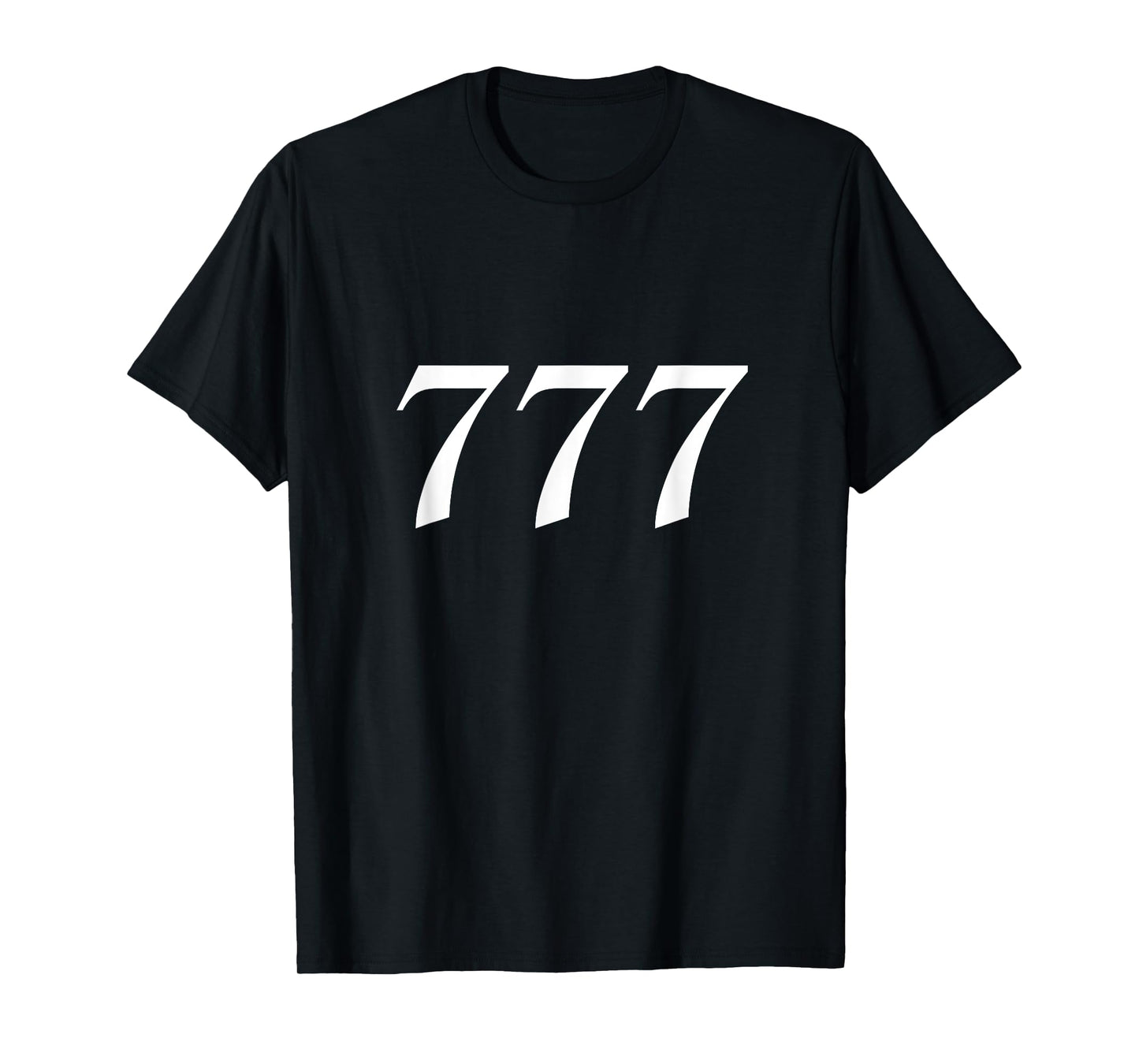 777 Numerology Spiritual Personal Number 777 Angel Number T-Shirt