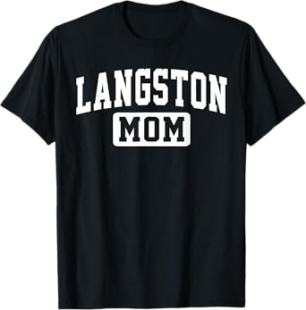 Langston University Mom Mother Arch Vintage Family Men Women T-Shirt