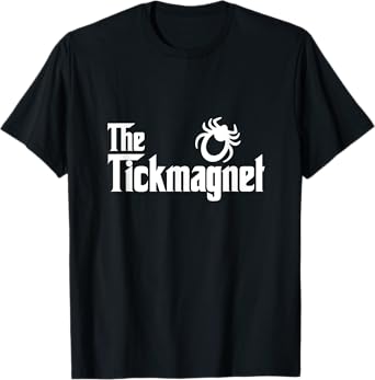 Tick Magnet Funny Summer Camping Hiking Bug Repellent Ticks T-Shirt for Men Women Girls Kids