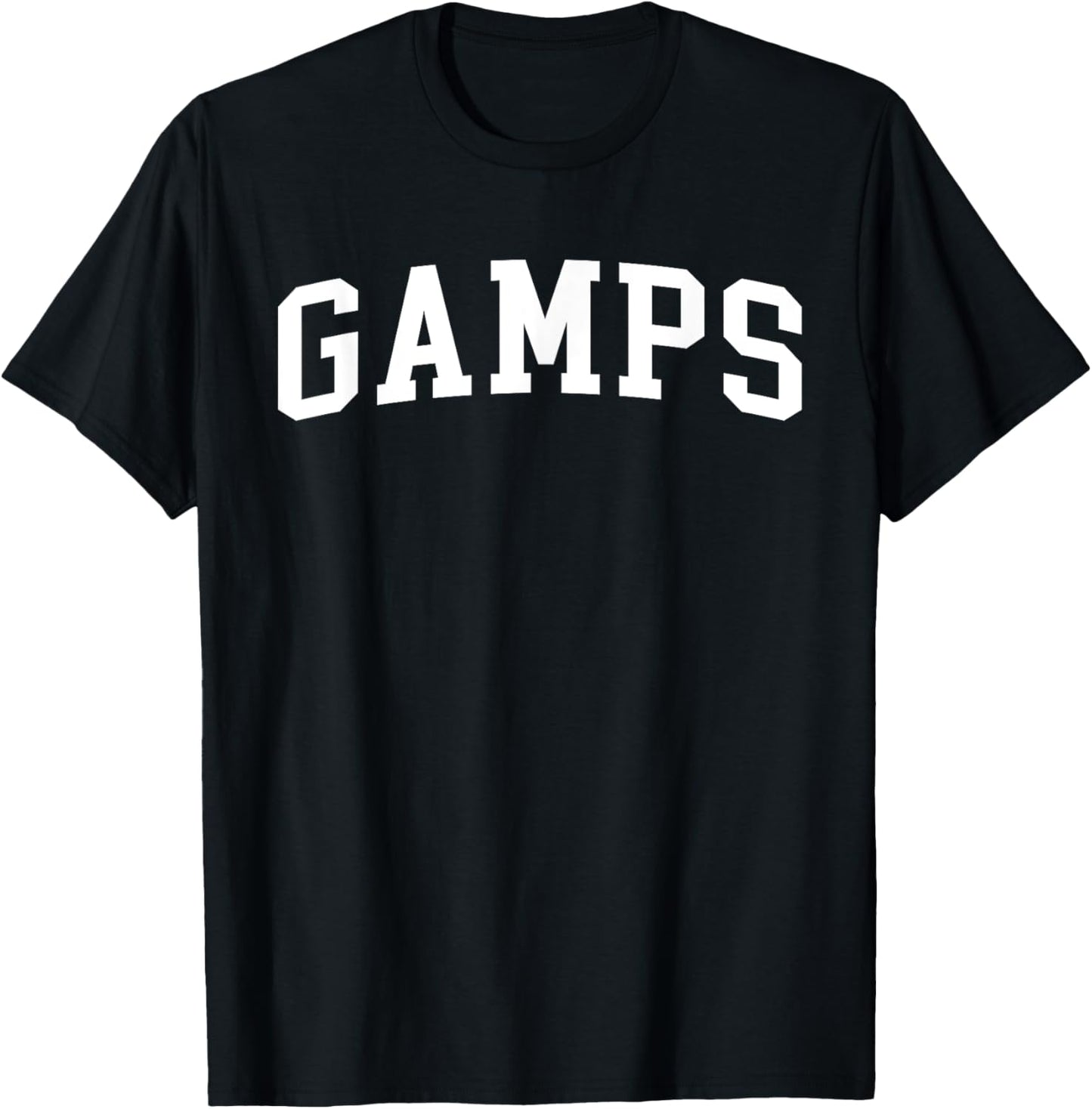 Gamps Black Graphic T-Shirt for Men