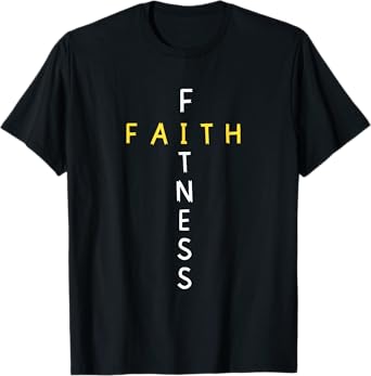 Jesus Workout Gift Faith And Fitness T-Shirt