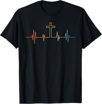 Unique Christan Art For Men Women Cross Jesus Religious T-Shirt