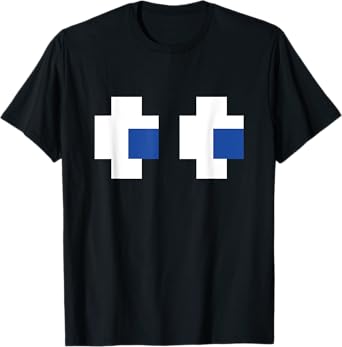 Retro Arcade Gaming Halloween Ghost Partner Group Costume T-Shirt