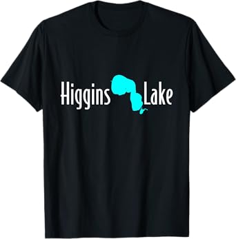 Minimalist Higgins Lake - Michigan T-Shirt