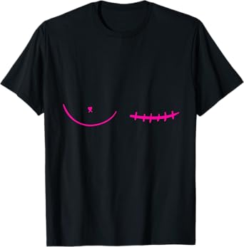 Left Mastectomy Scar Breast Cancer Survivor T-Shirt