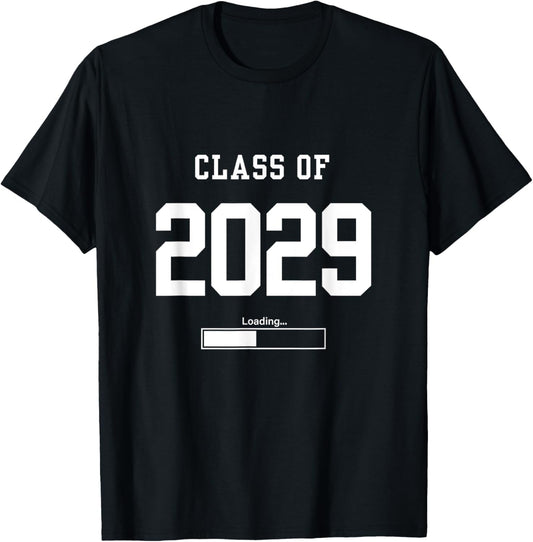 Class Of 2029 Freshman Future Senior High School College T-shirt by TeeBrew