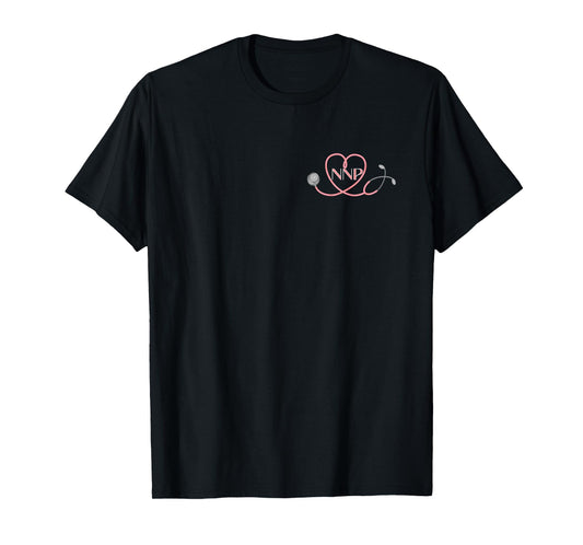 Colorful Nurse Practitioner NNP Floral T-Shirt