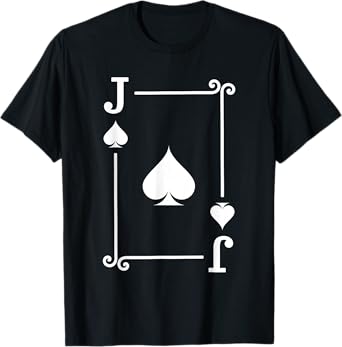 Playing Cards Costume - Jack Card Spades - Jack Card T-Shirt