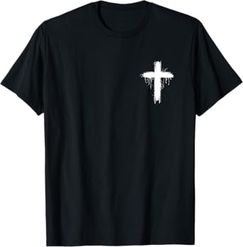 Jesus Saves John 3:16-17 Front and Back Print Christian T-Shirt
