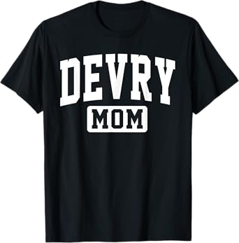 Devry Vintage Arch University Mom Mother Arch Vintage Family T-Shirt