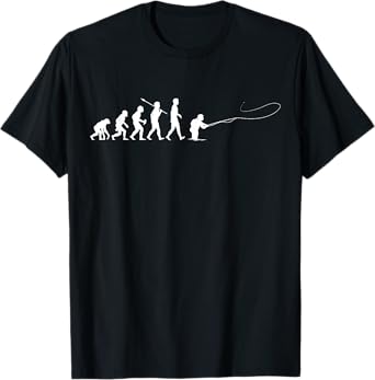 Evolution of Man Fly Fishing T-Shirt