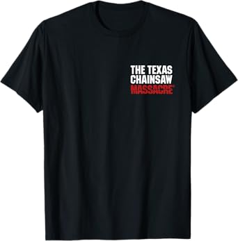The Texas Chainsaw Massacre Front Back Leatherface Horror T-Shirt
