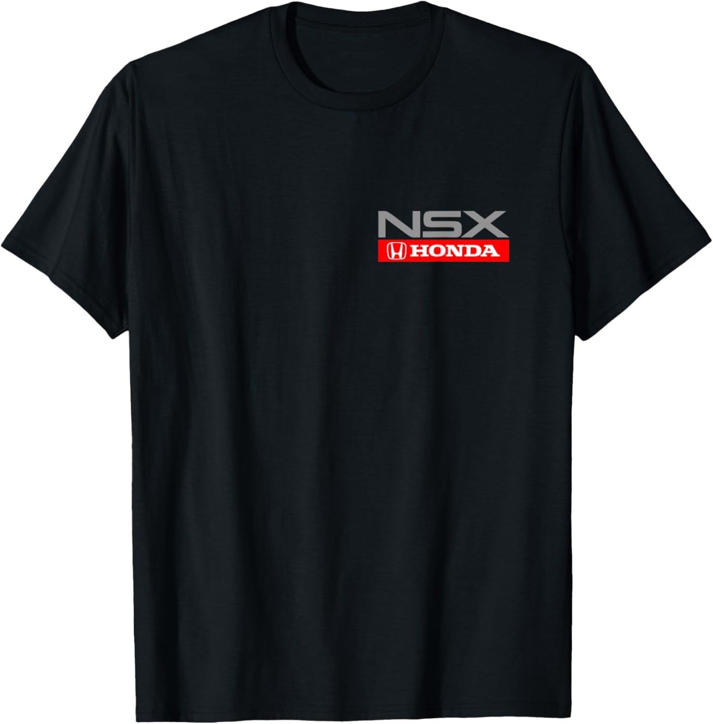 Honda NSX Vintage Red Sports Car Stack Front & Back T-Shirt