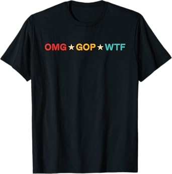 OMG GOP WTF Vintage Design T-Shirt