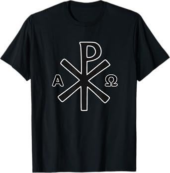 Chi Rho Chrismon Orthodox Christogram Jesus Christ T-Shirt