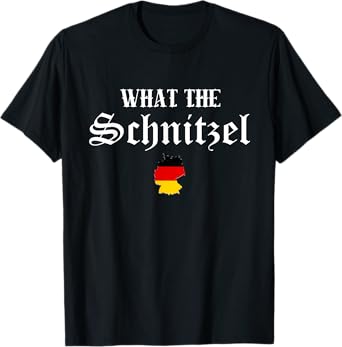 What the Schnitzel German Flag Germany Oktoberfest Gift T-Shirt