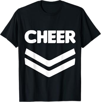 Cheerleader Uniform Halloween Group Costume, Cheer Team T-Shirt